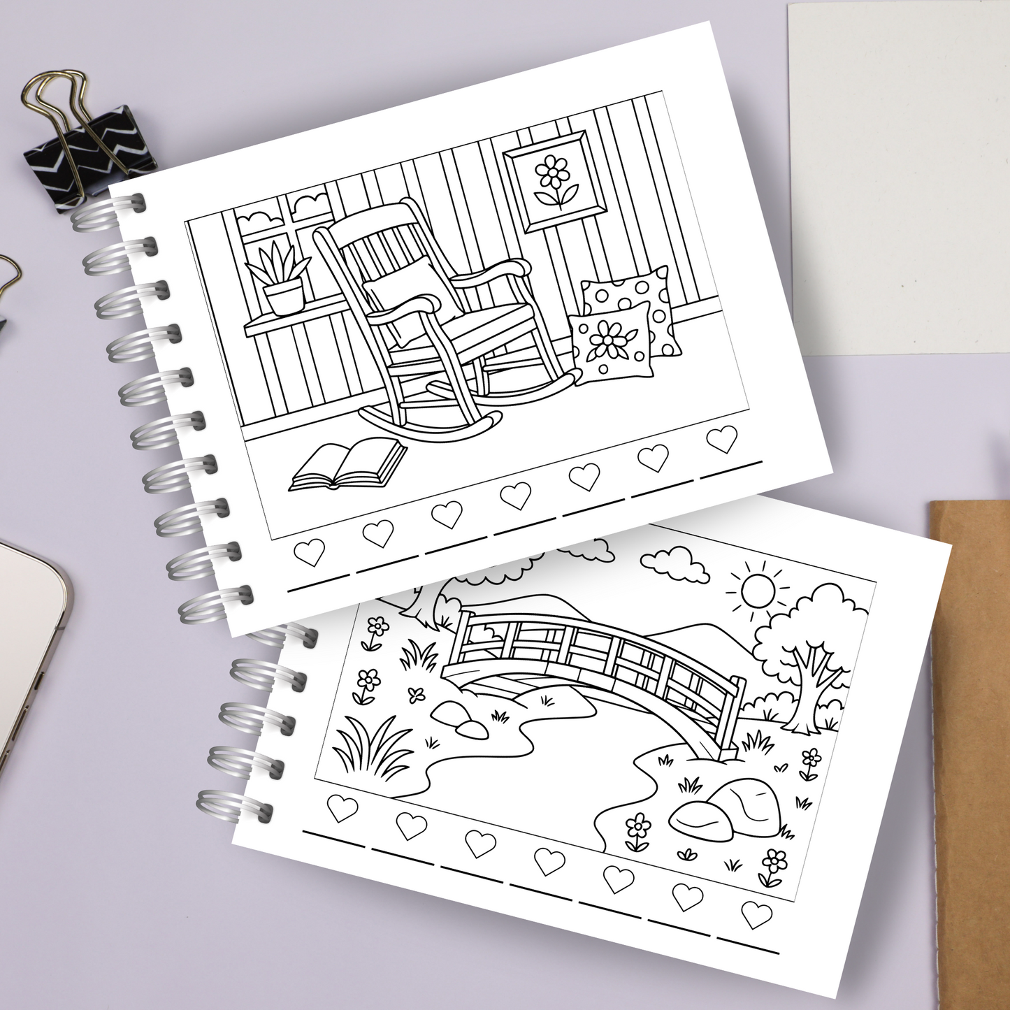 Coloring Book - Cozy Garden - Midi (A5)