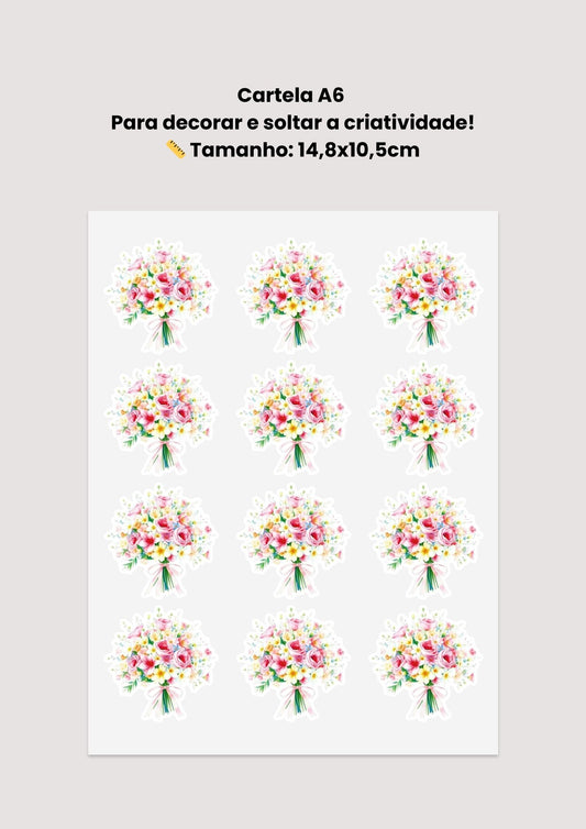 Cartela Big - Flores 01