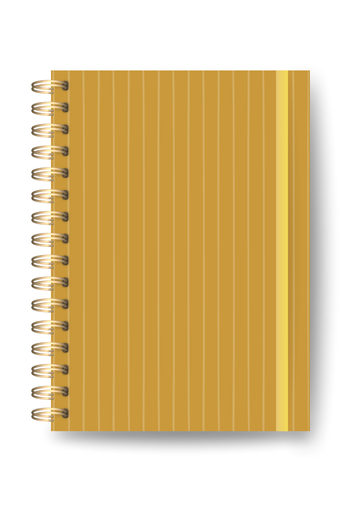 Caderno Pocket Uno - Bold | Linhas Mostarda