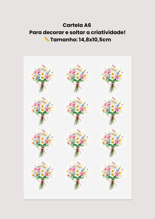 Cartela Big - Flores 02
