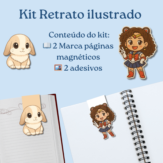 Kit Retrato Ilustrado