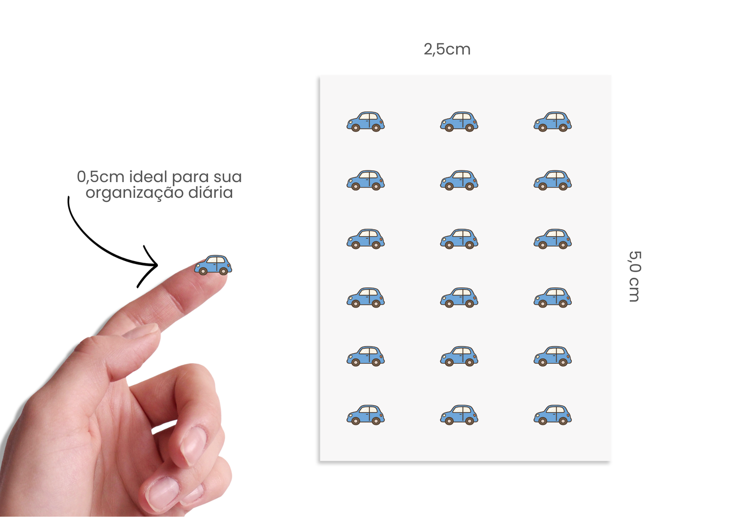 Adesivos - Piticos - Carro 001