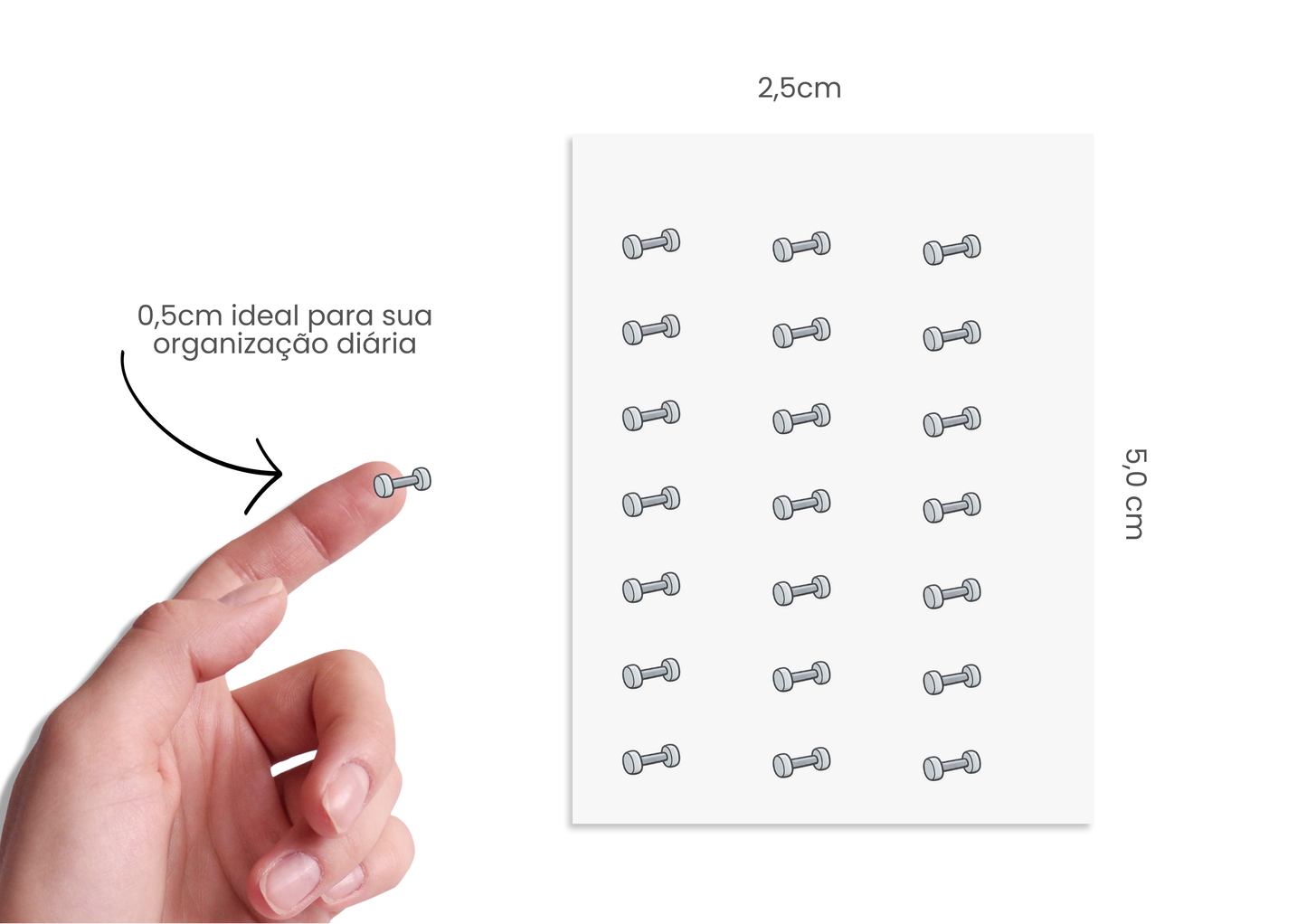 Adesivos - Piticos - Academia 001