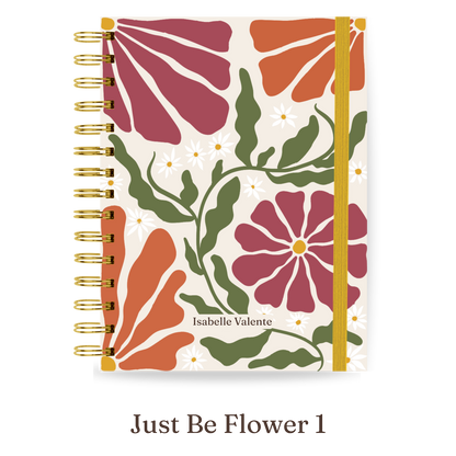 Planner 2027 Duo Semestral Maxi — Just Be Flower 1