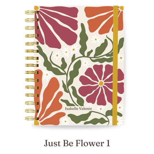 Planner 2027 Duo Semestral Maxi — Just Be Flower 1