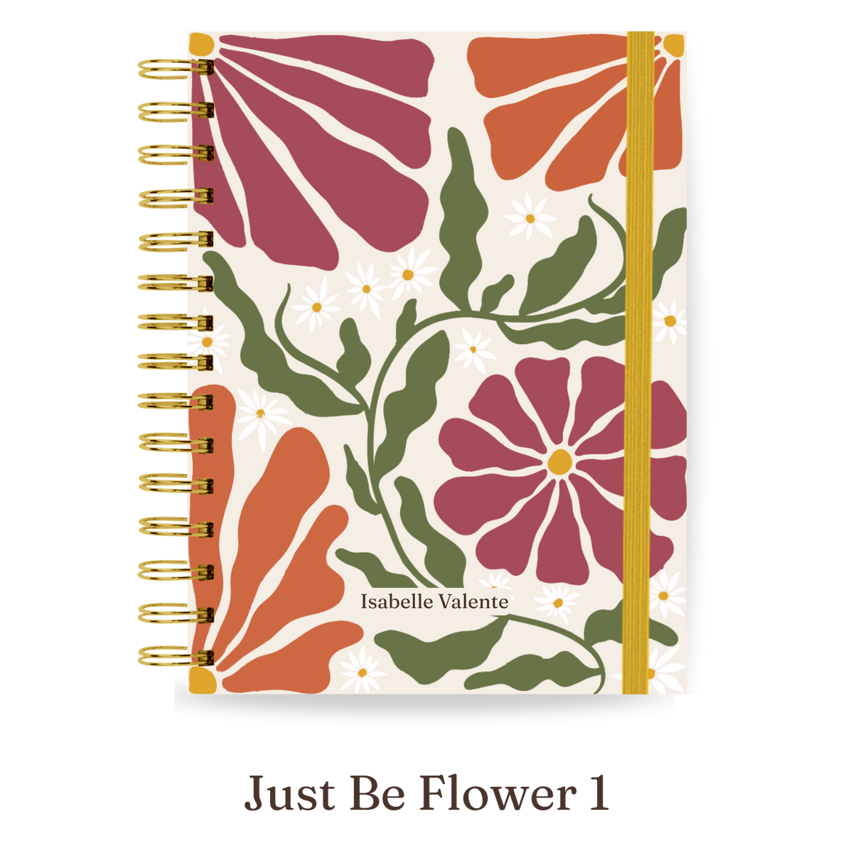 Planner 2027 Duo Semestral Midi — Just Be Flower 1