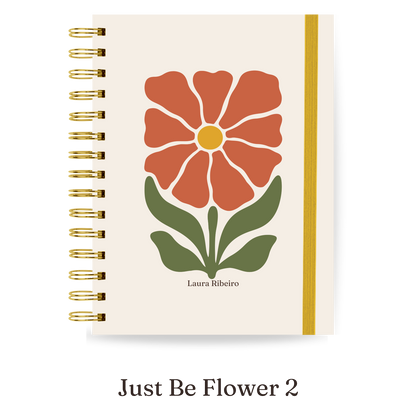 Planner 2027 Duo Semestral Midi — Just Be Flower 2