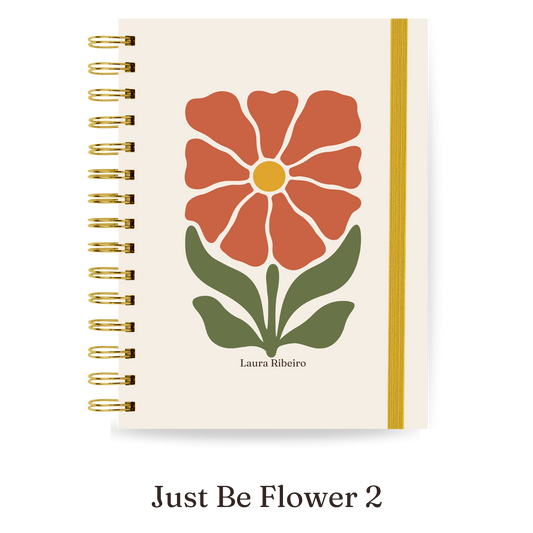 Planner 2027 Duo Semestral Maxi — Just Be Flower 2