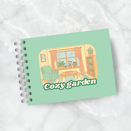 Coloring Book - Cozy Garden - Pocket (A6)