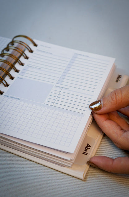 Planner 2027 Essencial Pocket — Check Azul