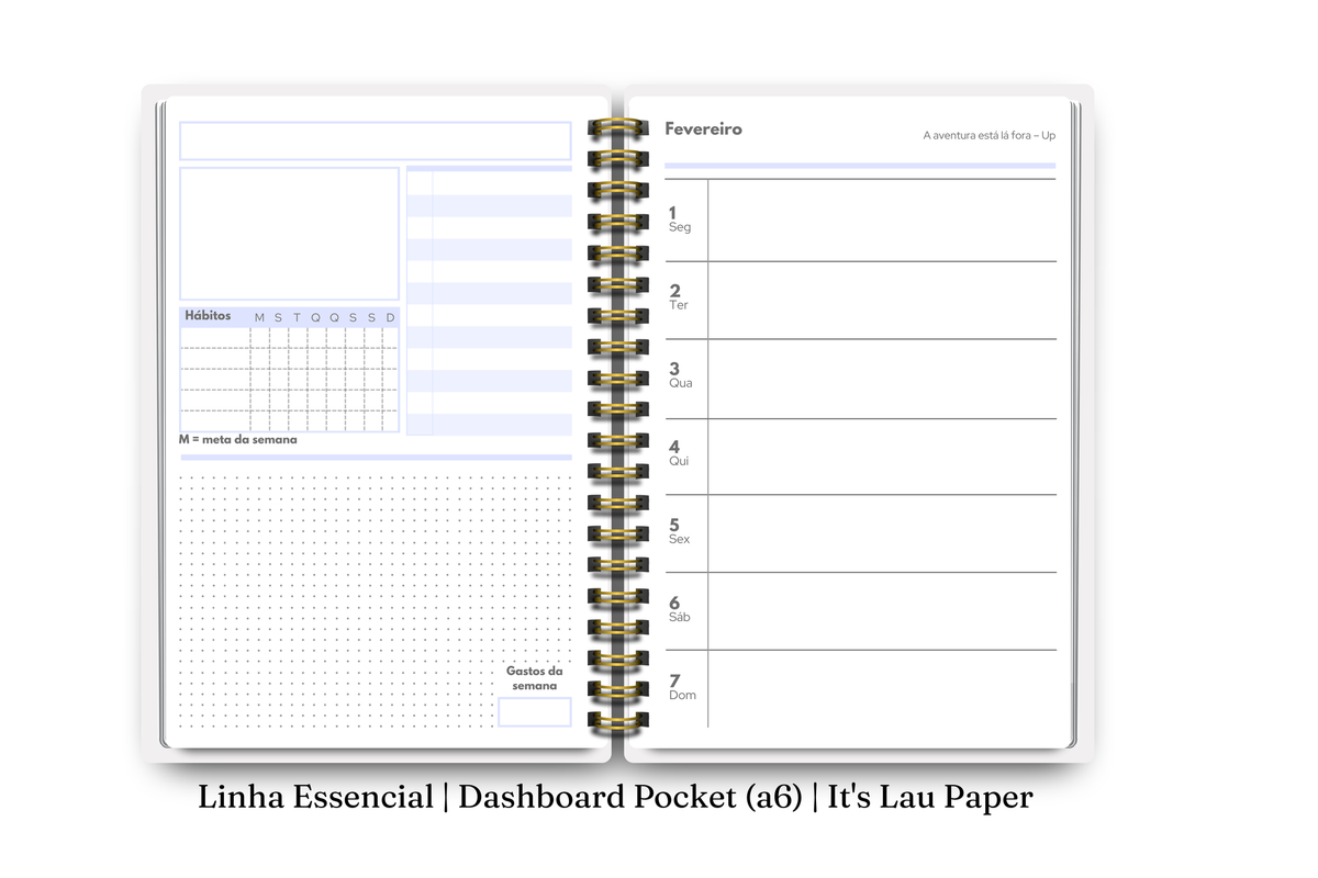 Planner 2027 Essencial Pocket — Selos