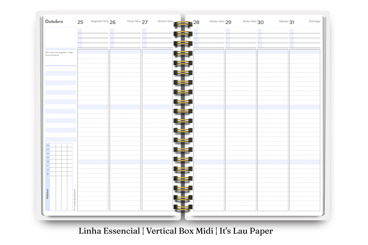 Planner 2027 Essencial Midi — Selos