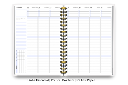 Planner 2027 Essencial Midi — Entrelace
