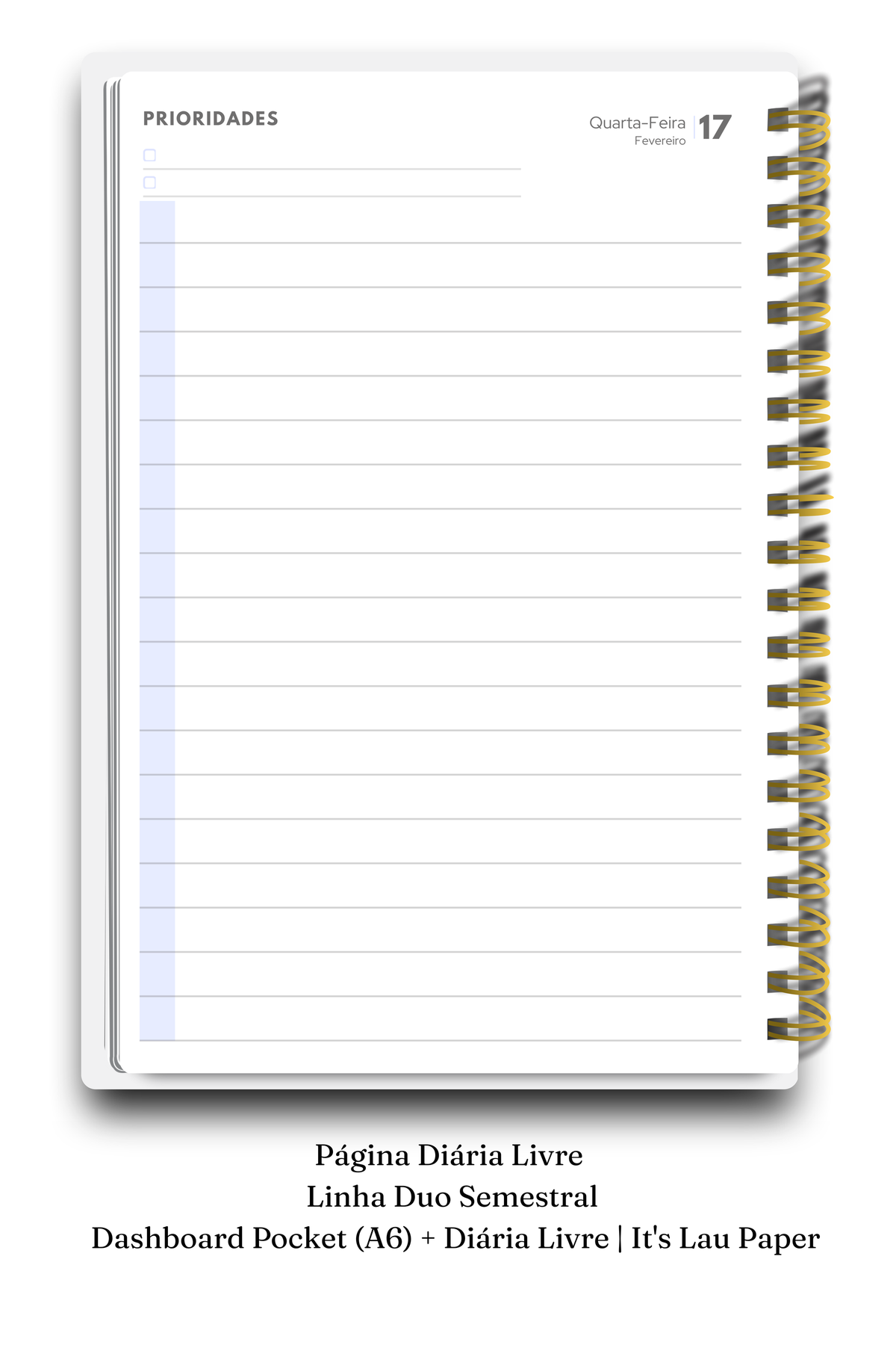 Planner 2027 Duo Semestral Pocket — Entrelace