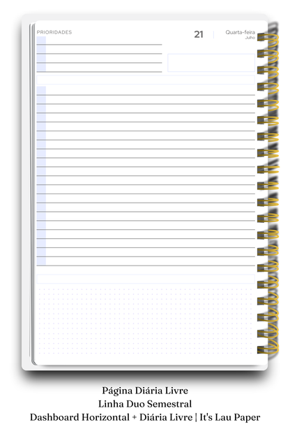 Planner 2027 Duo Semestral Maxi — Entrelace