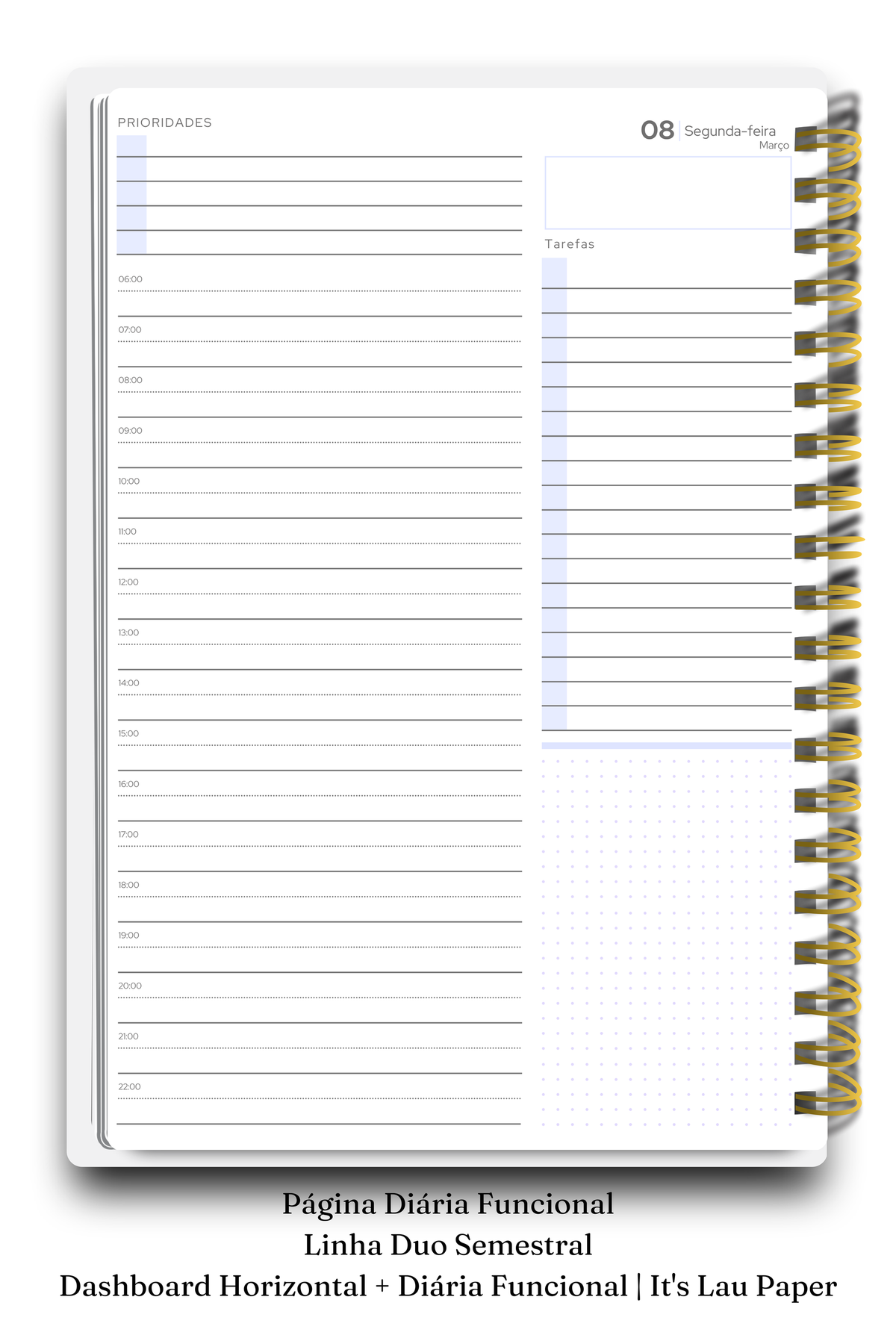 Planner 2027 Duo Semestral Maxi — Entrelace