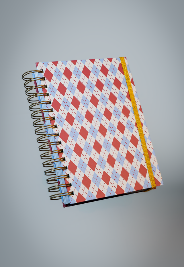 Planner 2027 Essencial Midi — Check Azul