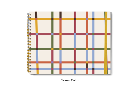 Planner 2027 Multivisão Horizontal Maxi — Trama Color