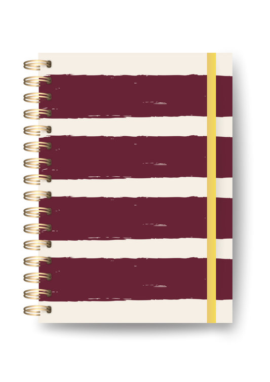 Caderno Pocket Duo - Bold | Brush Bordo