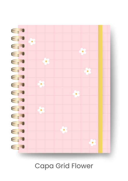 Caderno Pocket Duo - It's | Grid Flower