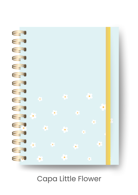 Caderno Pocket Mix - Margarida | Little Flower