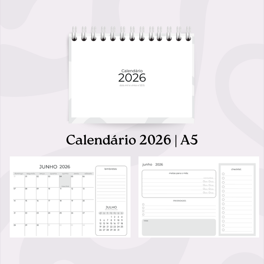 Calendário 2026 | A5