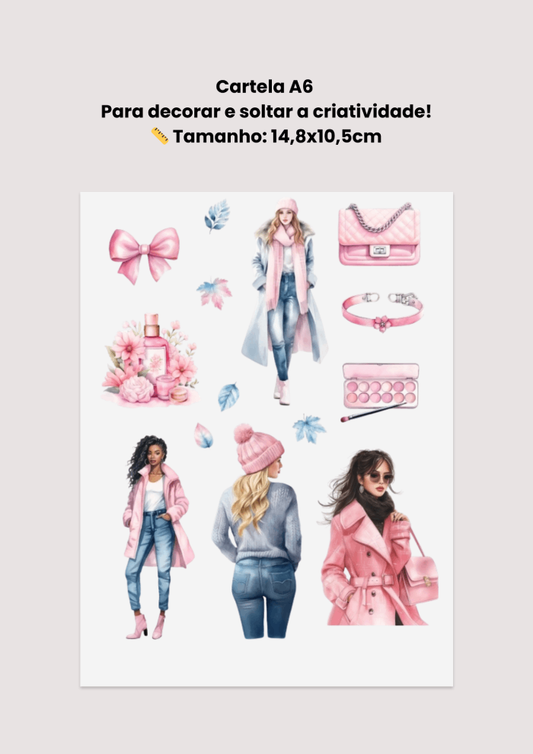 Cartela Big - Girl Pink