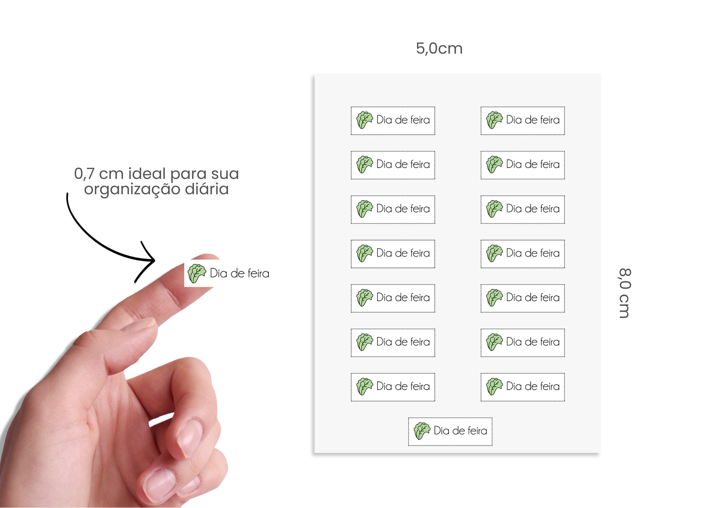 Adesivos - Mini - Dia De Feira