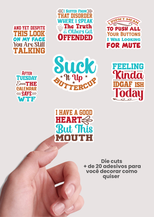 Die Cut - Frases Inglês: Sarcasmo 02
