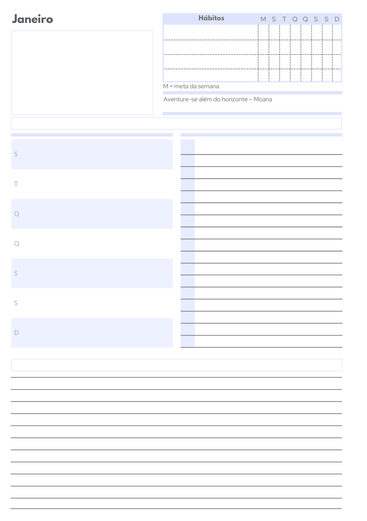 Planner 2027 Essencial Midi — dash horizontal — DAILY