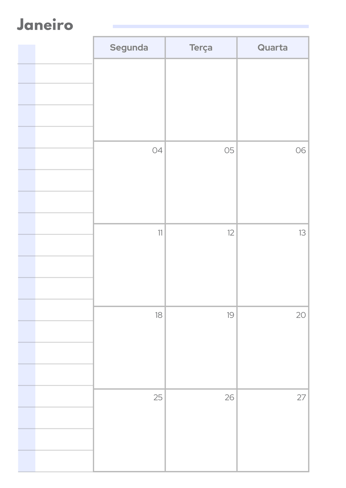 Planner 2027 Essencial Pocket — 02 - Mês — 4