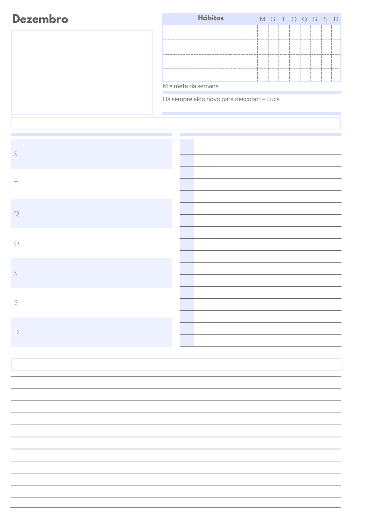 Planner 2027 Duo Semestral Midi — 03 - Layout Diário Livre — DAILY