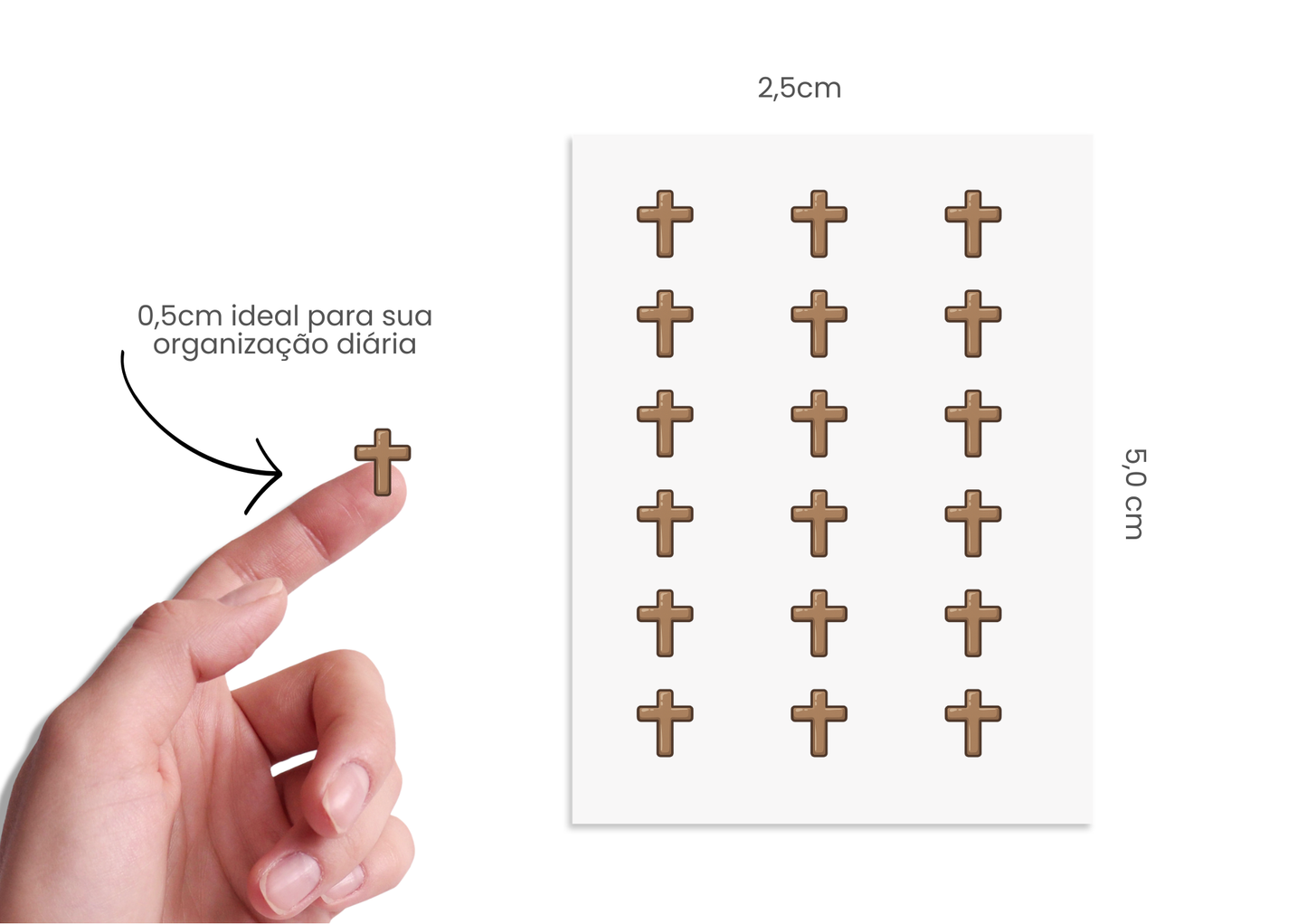 Adesivos - Piticos - Cruz 001