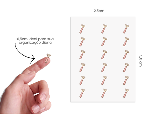 Adesivos - Piticos - Depilação 002