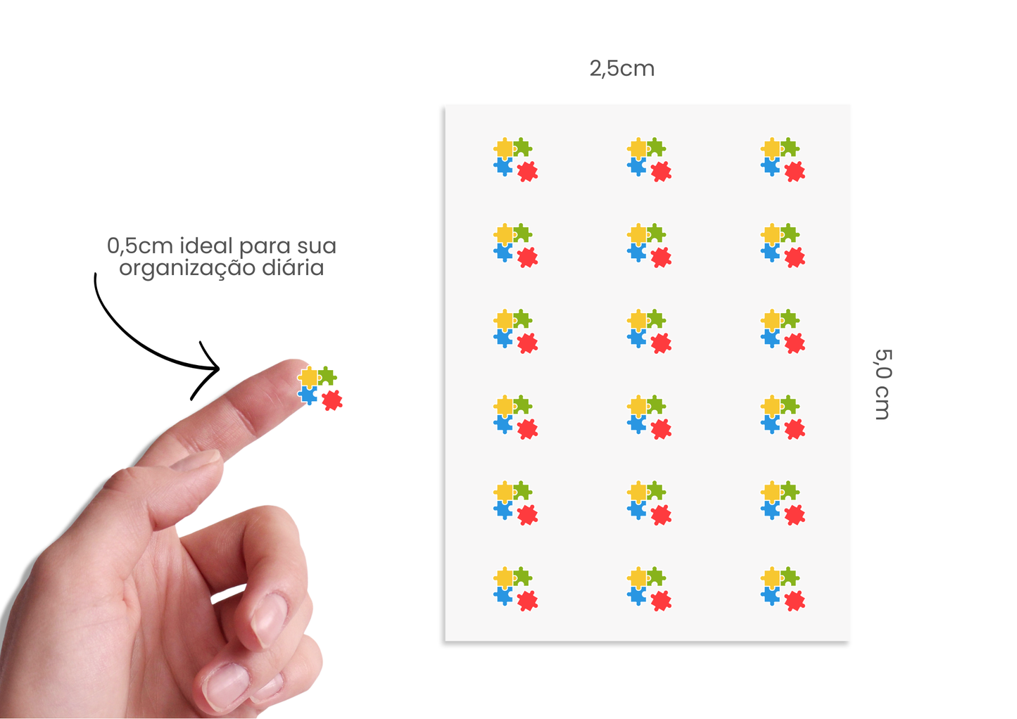 Adesivos - Piticos - Quebra-cabeça 001