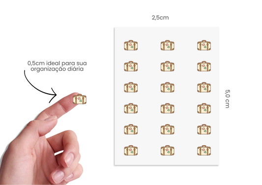 Adesivos - Piticos - Viagem 001