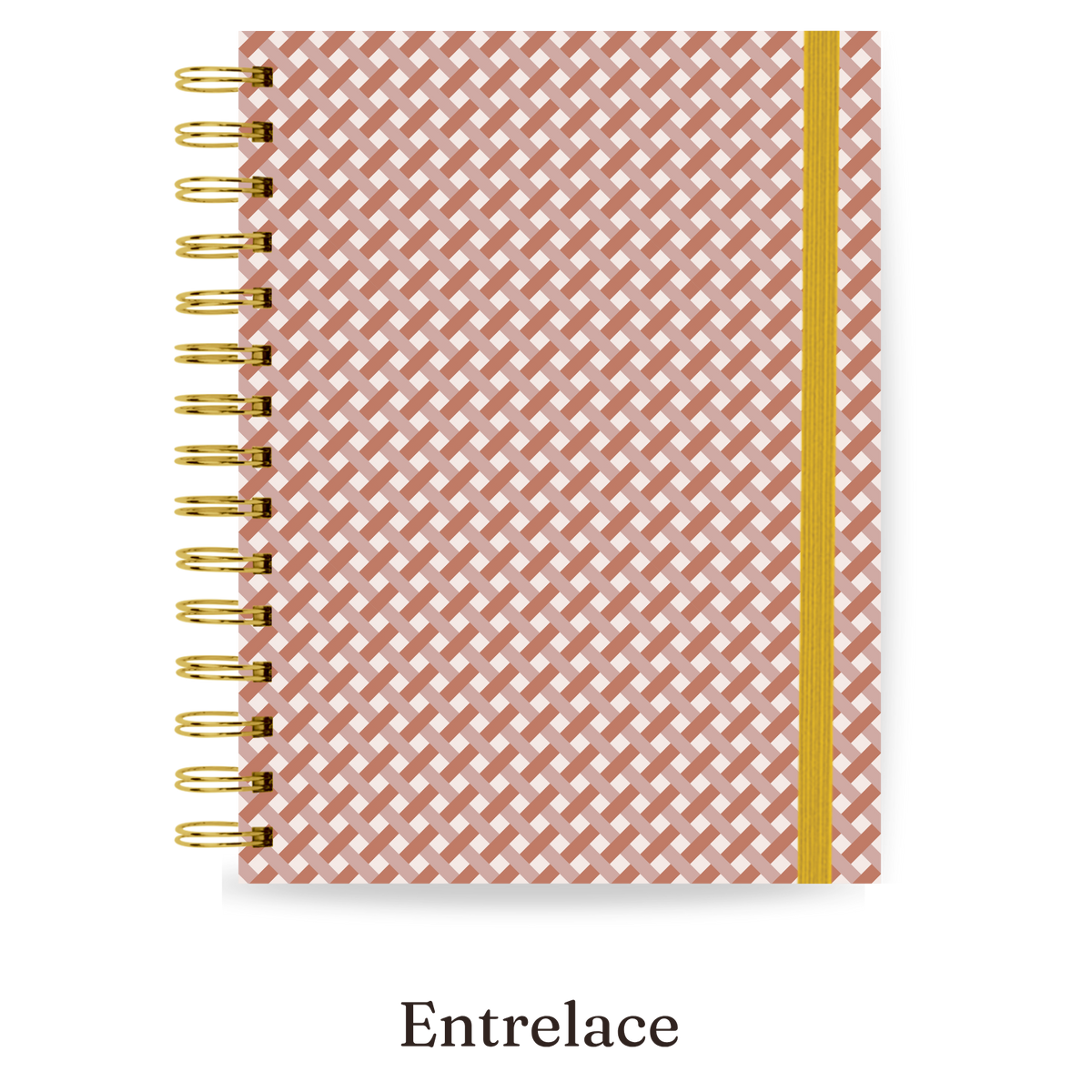 Planner 2027 Multivisão Horizontal Maxi — Entrelace, capa Entrelace