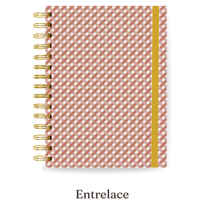 Planner 2027 Multivisão Horizontal Maxi — Entrelace, capa Entrelace
