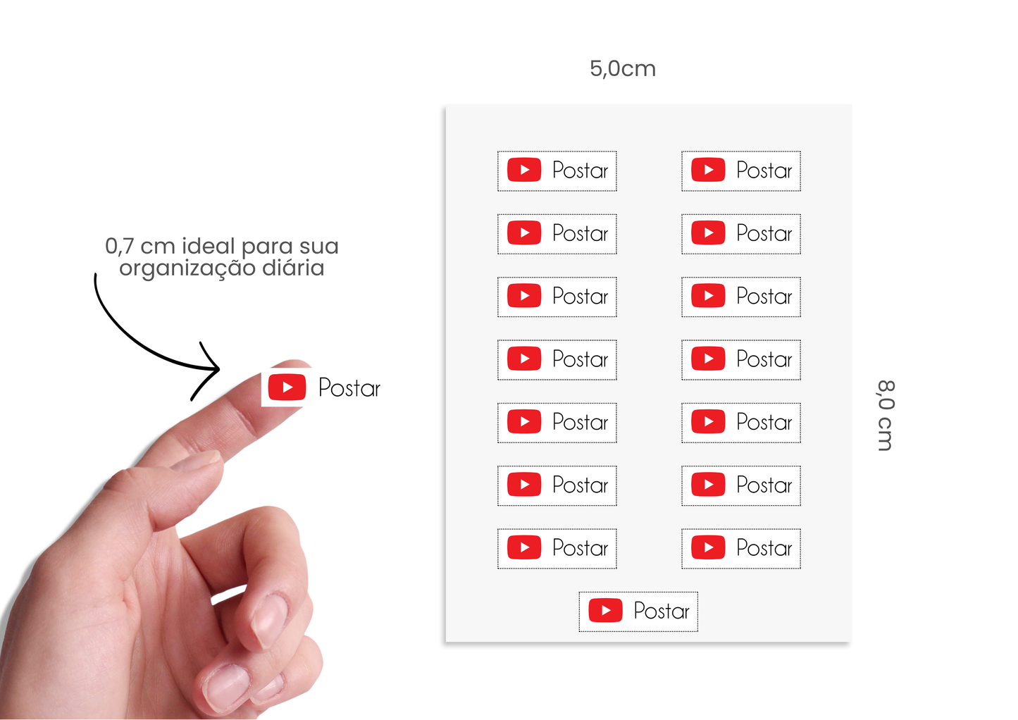 Adesivos - Mini - Postar 001